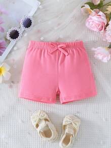 3 件装 女婴花卉印花彩色短裤 - 彩色 - 查看 3