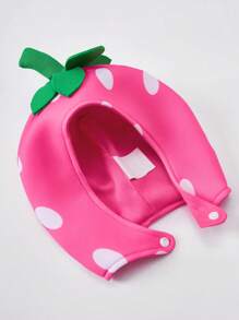 SHEIN 2pcs Newborn Cute Strawberry Outfit Set Includes Hat, Suitable For Performance, Photo Shooting, Amusement Park, Holiday Celebration - Pink - View 6