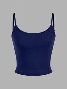 SHEIN EZwear 4 件套女士短款运动吊带背心，适合夏季 - 彩色 - 查看 9