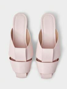 MOTF PREMIUM ZAPATOS PLANOS BLANCOS CÓMODOS, INFORMALES Y VERSÁTILES, DE TIPO SLIP-ON - Rosa Pálido - Ver 1
