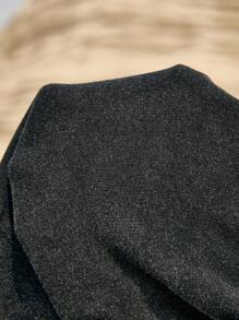 Easelle 运动衫 水洗图案 拼布 格子 - 灰色 - 查看 7