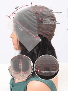 Transparent Lace Short Straight Pixie Cut Bob Wigs 13 X 4 Lace Front Natural Black Color Human Hair Wigs 150 Density Short Bob Lace Frontal Closure Wig Remy Human Hair - S1 - View 5