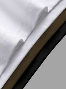 3 piezas Camisetas de manga corta cuello redondo para hombre, verano