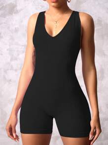 Easithlete 1 Pieza Mono de mujer con nudo retorcido para yoga y running