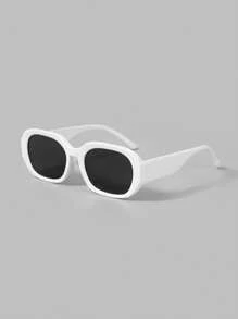 Ontre Ladies Retro Fashion Fashion Glasses, Suitable For Daily Wear - White - View 2