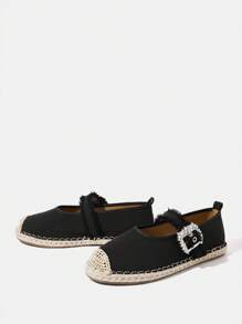 Styleloop Women's Bohemian Style Fashion Flat Sandals, Suitable For Vacation Outfits - Black - View 5