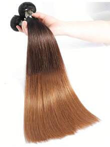 3pcs Bundle 10-26 Inch 150 Density Straight Human Hair Extensions - S1/4/30 - View 2