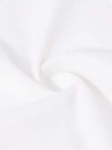 SHEIN ChillGRL Youth Tween Girl 2 Pieces Outfit: Bow Decor Cherry Print Slim Fit Short Sleeve Top And Plaid Shorts, Casual Daily & Party Wear, Summer, School, Campus, College - Multicolor - View 6