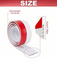 1m 3-Hole Self-Adhesive Door Bottom Seal Strip For Bedroom Door, Dustproof, Soundproof, Windproof, Suitable For Doors And Windows - Brown - View 3