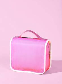THE POWERPUFF GIRLS X SHEIN Blossom, Bubbles, Buttercup Print Pink Storage Pouch - Pink - View 4