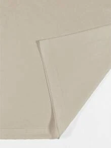 SHEIN LUNE But God Printed Plus Size Short Sleeve T-Shirt - Apricot - View 6