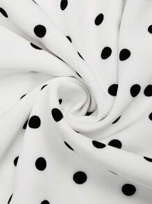 SHEIN Clasi Plus Size Elegant Polka Dot Print Slip Dress, Summer