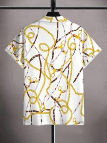 Manfinity RSRT Men's Full Print Short Sleeve Casual Hawaiian Shirt