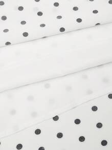 SHEIN Clasi Plus Size Elegant Polka Dot Print Slip Dress, Summer