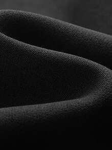 Maija Satin Deep V Black Bow Waist Belt, Simple & Elegant Little Black Dress, Feminine Style For Spring And Summer, Suitable For Festivals