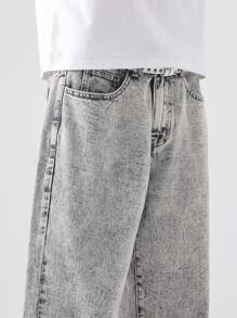 Chillumni Men's Casual Denim Jeans, Minimalist & Fashion For Daily Wear - Light Grey - View 6