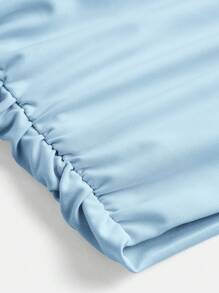 Tween-Mädchen Seitlich gerüschtes Tube-Top, bequem und minimalistisch