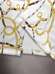 Manfinity RSRT Men's Full Print Short Sleeve Casual Hawaiian Shirt