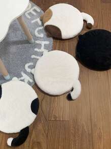 Joivida Plush Comfortable Chair Arm Cover & Pillow & Seat Cushion Set - Multicolor - View 2