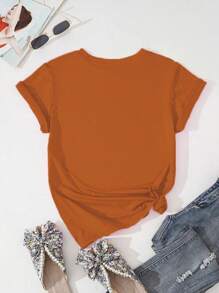 EMERY ROSE Kindness Is Free 印花加大码 T 恤