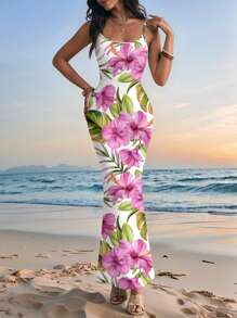 Glamance Bianca Prates Blumenkleid für Frauen, Frühlingsoutfits für Frauen, bescheidene Kleider für Frauen, Frauenkleid, Sommeroutfits für Frauen, kurze Frauenkleider, Schulanfang, sexy Boho, geeignet für Ausgehen, Hawaii-Outfits für Frauen