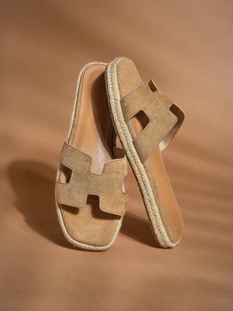 SHUZIA Damen Mode Lässig bequeme Espadrilles Flache Sandalen
