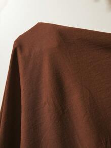 Easelle Solid Cami Dress - Rust Brown - View 7