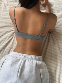 SHEIN EZwear 3pcs Women's Casual Spandex Ribbed Crisscross Strap Camisole, Versatile & Sexy For Summer - Multicolor - View 2