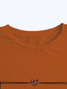 EMERY ROSE Kindness Is Free 印花加大码 T 恤