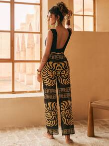 Swim Oasis Women's Retro Spiral Textured One Piece Swimsuit, Elegant And Suitable For Vacation For Summer - Multicolor - View 4