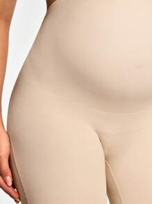 SHEIN Shape Prenda de control moldeable sin costuras de unicolor y tiro alto para mujeres embarazadas
