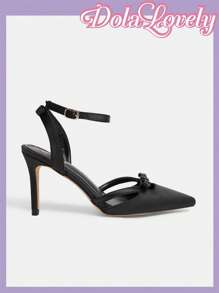 Dola Lovely 优雅尖头细高跟鞋 - 黑色 - 查看 4