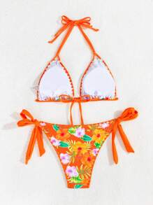 Swim Vcay 女士热带印花海滩度假泳装套装夏季 - 彩色 - 查看 5