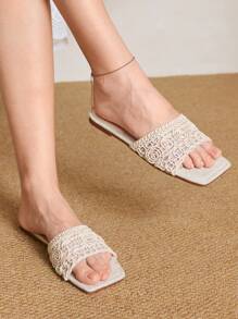 Styleloop Vacation Style Outdoor Flat Women Sandals - Apricot - View 4