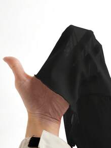 Swim Oasis Summer Vacation 3D Floral One-Piece Swimsuit Set - Black - View 9