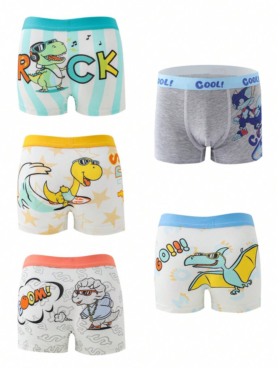 Toddler Boys Simple Fashion 3D Seamless Rocket Printed Briefs Boy Boys Print Underwear Underwear For Boys Boy Underwear For Girls Underwear For Kids Boy - Multicolor - View 1
