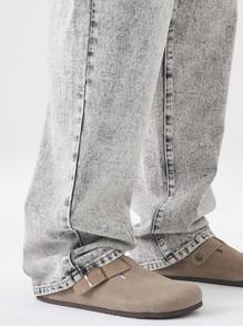 Chillumni Men's Casual Denim Jeans, Minimalist & Fashion For Daily Wear - Light Grey - View 8