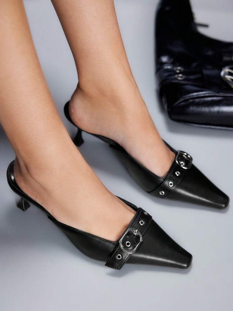 CUCCOO GRLICON Women's Y2K Punk Style High Heel Pumps, Suitable For Motorcycle, Cool Girl, Halloween, Christmas, Party Outfits