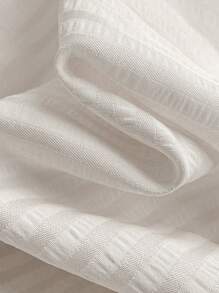 Elamini 美式时尚百搭简约腰部收腰条纹女衬衫