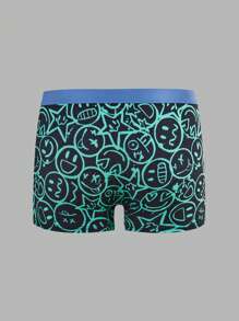 SHEIN 5pcs/Pack Tween Boys Cartoon Graphic Elastic Waist Comfy Briefs