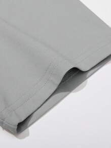 Manfinity LEGND Men's Casual Simple Slogan Printed Short Sleeve T-Shirt, Summer