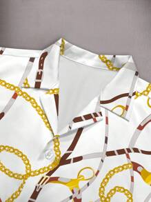 Manfinity RSRT Men's Full Print Short Sleeve Casual Hawaiian Shirt