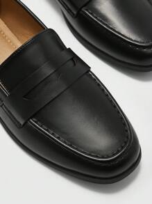 CUCCOO BIZCHIC 女士时尚休闲简约平底便鞋 - 黑色 - 查看 7