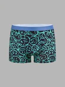 SHEIN 5pcs/Pack Tween Boys Cartoon Graphic Elastic Waist Comfy Briefs