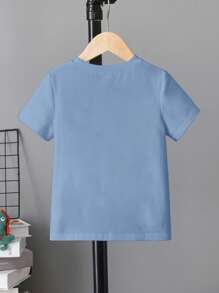 SHEIN Explorewe Niño pequeño en estilo callejero casual y lindo, ropa de verano de tela fina