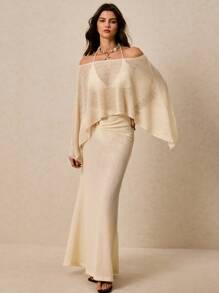 Poéselle Blusas para mujer, Conjunto de playa para mujer, Ropa de mujer color beige