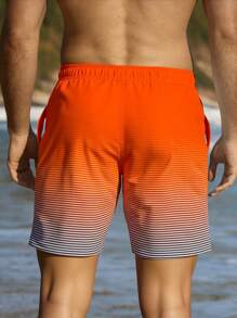 Surfspeed Quần bơi nam sọc in ombre có dây rút eo đi biển nam đồ bơi nam đồ đi biển nam đồ đi biển nam đồ đi biển nam đồ đi biển dành cho nam - Nhiều màu - Xem 2