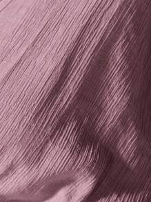 Musera Resort Open Plunge Neck Adjustable Tie Hem Long Sleeve Cropped Shirt Only Beach Cover Up Vacation Spring Summer Elegant Holiday