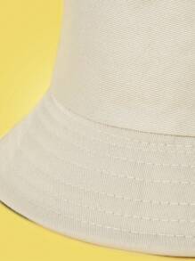 TOM & JERRY X SHEIN Letter & Cartoon Print Bucket Hat - Beige - View 3