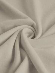 SHEIN LUNE But God Printed Plus Size Short Sleeve T-Shirt - Apricot - View 7